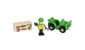 Brio Univerzální vozítko s panáčkem pro přepravu nákladu