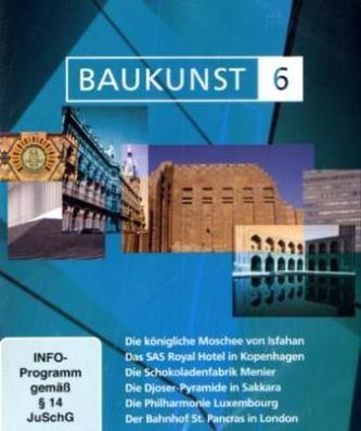 Die königliche Moschee von Isfahan, Das SAS Royal Hotel in Kopenhagen, Die Schokoladenfabrik Menier, Die Djoser-Pyramide in Saka