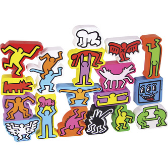 Vilac Skládací postavičky Keith Haring