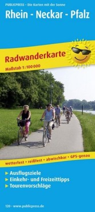 PublicPress Radwanderkarte Rhein - Neckar - Pfalz