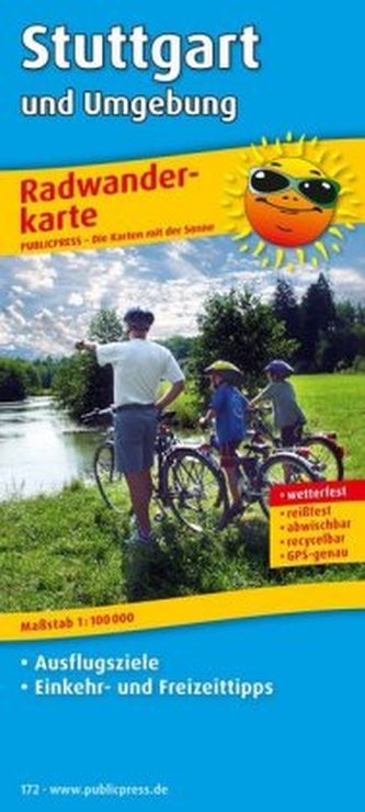 PublicPress Radwanderkarte Stuttgart und Umgebung