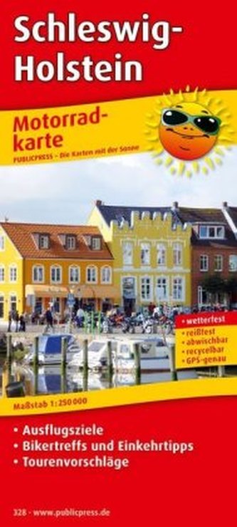 PublicPress Motorradkarte Schleswig-Holstein