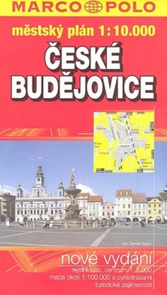 České Budějovice plán města