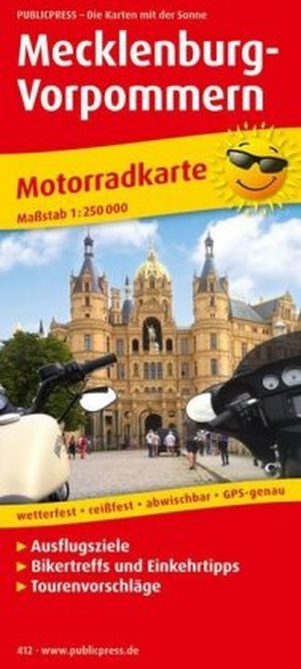 PublicPress Motorradkarte Mecklenburg-Vorpommern