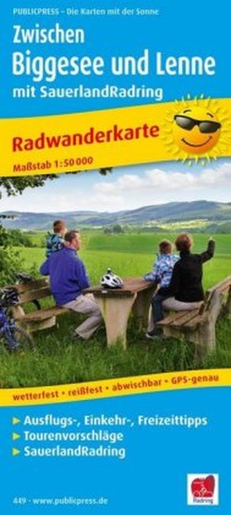 PublicPress Radwanderkarte Zwischen Biggesee und Lenne