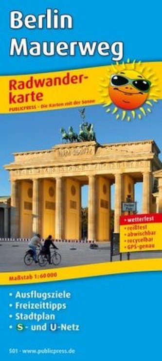 PublicPress Radwanderkarte Berlin, Mauerweg