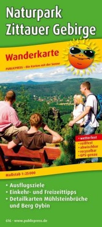 PublicPress Wanderkarte Naturpark Zittauer Gebirge