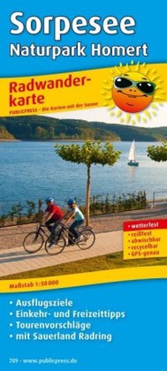 PublicPress Radwanderkarte Sorpesee, Naturpark Homert
