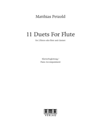11 Duets for Flute, Klavierbegleitung
