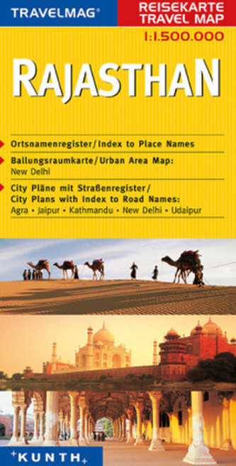 Travelmag Reisekarte Rajasthan