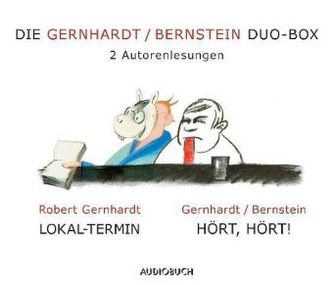 Die Gernhardt /Bernstein Duo-Box - Lokal-Termin, Hört, hört!, 2 Audio-CDs