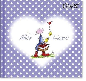 Oups Minibuch Lila - Alles Liebe
