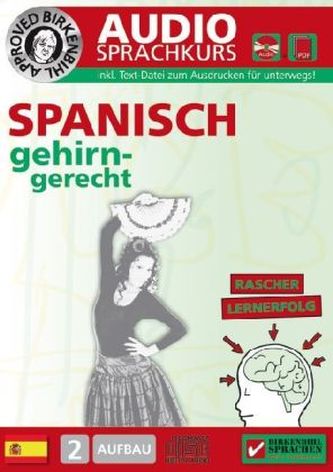 Spanisch gehirn-gerecht, 2 Aufbau, Audio-Sprachkurs, Audio-CD