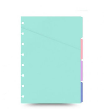 FILOFAX Náplň Notebook A5 krajové výřezy 4 ks - mix pastelových barev