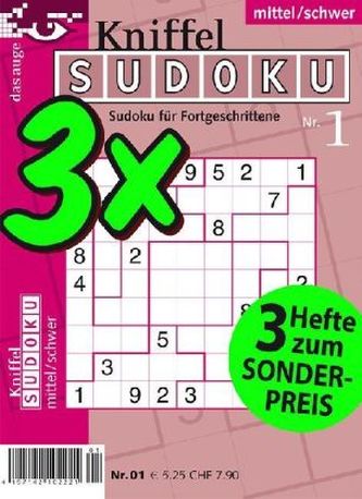 Kniffel-Sudoku 3er-Band. Nr.1