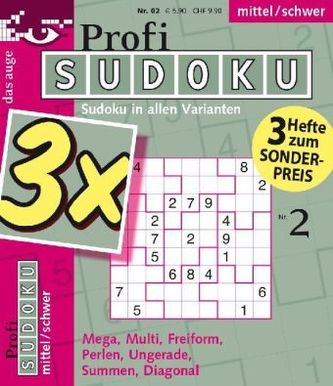 Profi Sudoku 3er-Band. Bd.2