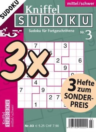 Kniffel-Sudoku 3er-Band. Nr.3