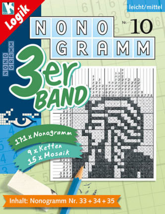 Nonogramm 3er-Band. Nr.10