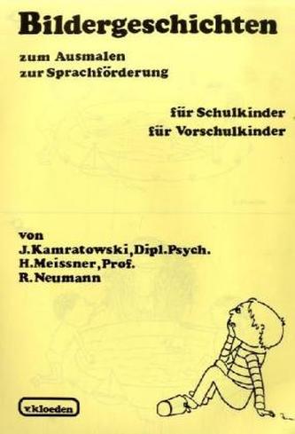 Bildergeschichten zum Ausmalen, zur Sprachförderung