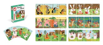 Karetní hra Rodinná farma Janod na způsob kvartetu 3-7 let 2-4 hráči