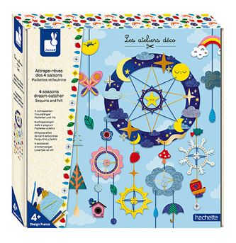 Kreativní sada Lapač snů 4 roční období Janod Atelier Deco