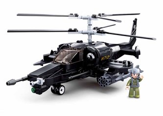 Sluban Model Bricks M38-B0752 Bojový vrtulník