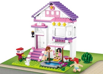 Sluban Girls Dream Town M38-B0532 Prázdninový dům