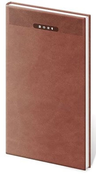 Diář 2021: Print anglická červená, kapesní týdenní, 80x150
