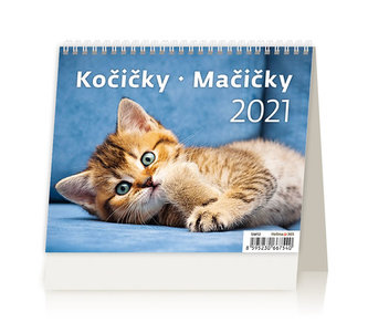 Kalendář 2021 stolní: MiniMax Kočičky/Mačičky, 171x139