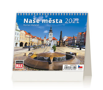 Kalendář 2021 stolní: MiniMax Naše města, 171x139