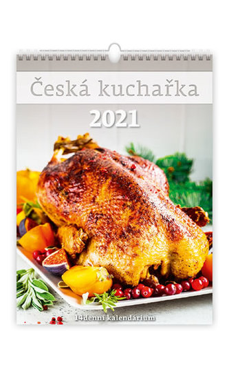 Kalendář 2021 nástěnný: Česká kuchařka, 240x330