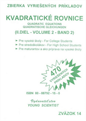 Kvadratické rovnice II.diel