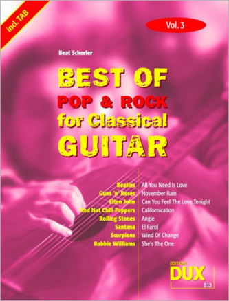 Best of Pop & Rock for Classical Guitar. Vol.3