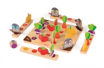 Společenská hra pro děti Krtci Janod na rychlost a pozornost pro 2-4 hráčů od 3 let