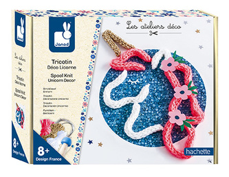 Kreativní sada Pletení z vlny Jednorožec Janod Atelier Deco