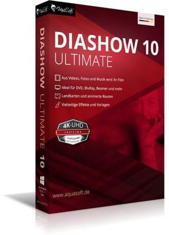 AquaSoft DiaShow 10 Ultimate, 1 DVD-Rom