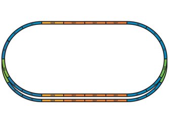 Piko Sada podloží pro sadu kolejí A+E - 55367