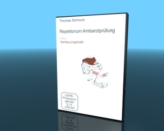 Repetitorium Amtsarztprüfung, Haut - Verdauungstrakt, DVD