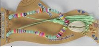 Náramek na nohu Mušle-Happy Mania