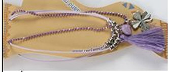 Náramek na nohu Čtyřlístek