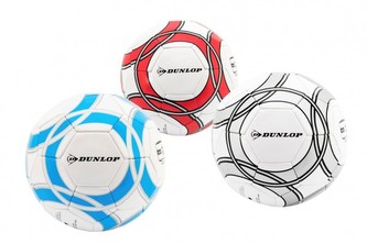Míč fotbalový 22cm kůže vel.5 šitý 1 ks, 3 různé barvy