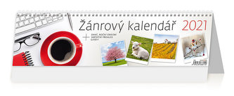 Kalendář 2021 stolní: Žánrový kalendář, 421x115