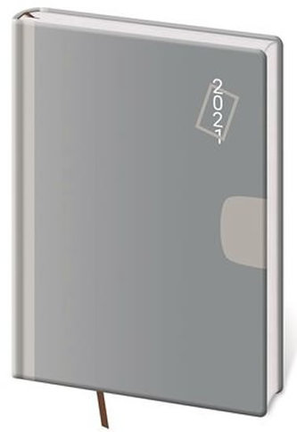 Diář 2021: Vario Grey, A5 týdenní, 145x205