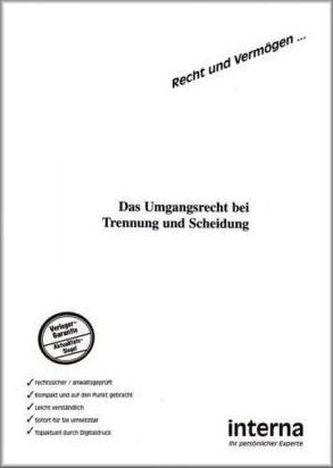 Das Umgangsrecht bei Trennung und Scheidung