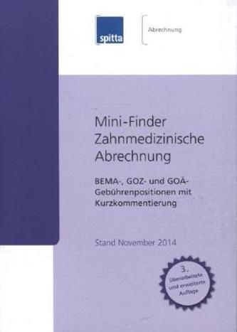 Mini-Finder Zahnmedizinische Abrechnung