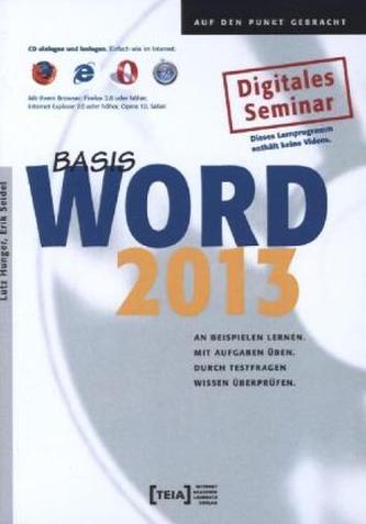 Word 2013 Basis, CD-ROM Word 2013 Basis, CD-ROM