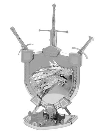 Metal Earth 3D puzzle: Hra o trůny Erb Starků