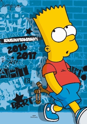 Simpsons Hausaufgabenheft 2016/2017