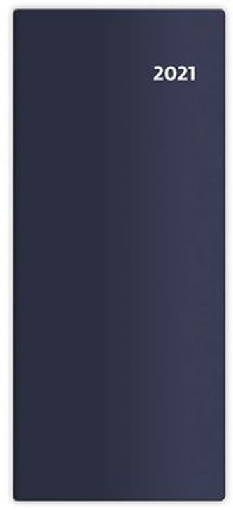 Diář 2021: Torino, měsíční, modrá, 77x178