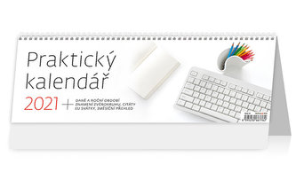 Kalendář 2021 stolní: Praktický kalendář, 336x121